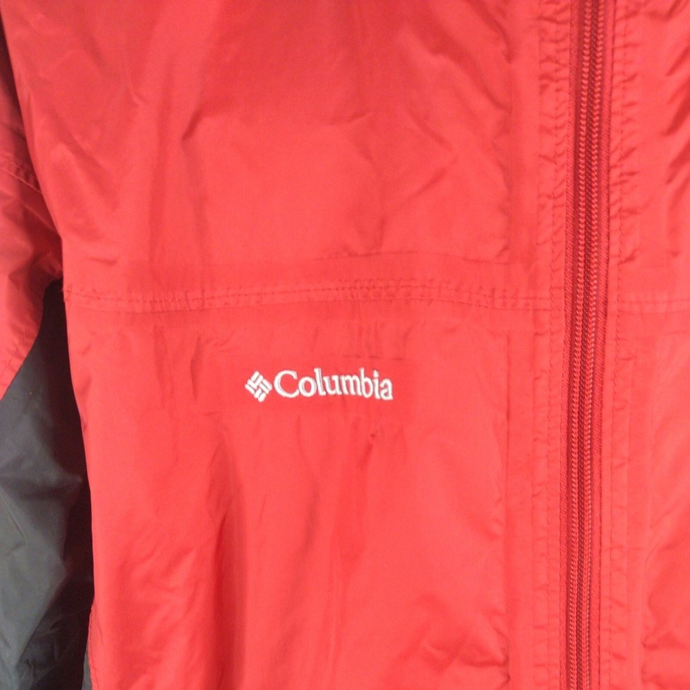Columbia Canyon Creek Waterproof Jacket Red Black Men XL - Picture 3 of 11